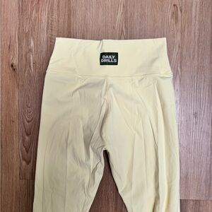 Butter Yellow Daily Drills High-Waist Leggings